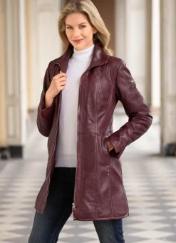 Lederkurzmantel von „Cabrini“