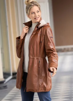 Lederkurzmantel von „Cabrini“