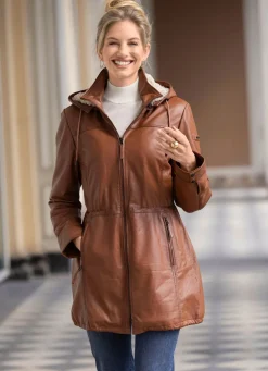 Lederkurzmantel von „Cabrini“