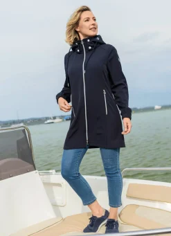 Longjacke aus Softshell