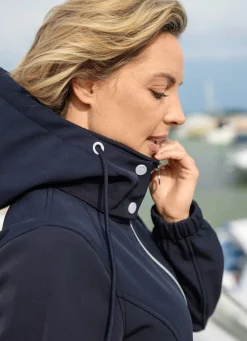 Longjacke aus Softshell