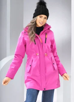 Longjacke aus Softshell