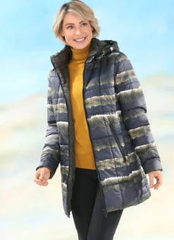 Longjacke mit Fantasiedessin