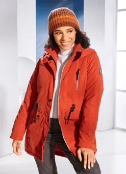 Longjacke mit 2-Wege-Reißverschluss