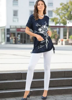 Longshirt in Batik-Optik in 2 Farben