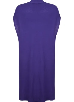 Long-Strickweste aus Kaschmir