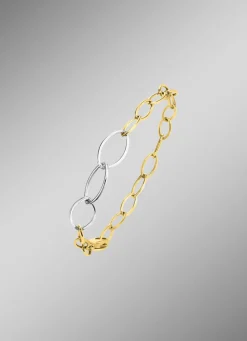 Luxuriöse Eleganz am Handgelenk: Armband in Bicolor
