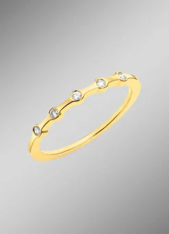 Luxuriöser Damenring aus Gold mit Brillanten