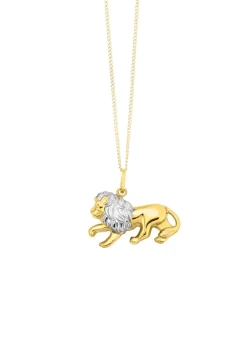 Löwen-Anhänger in Bicolor