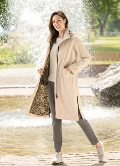 Mantel in leichter A-Linie