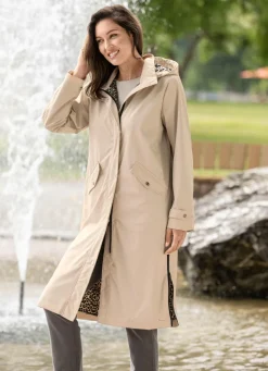 Mantel in leichter A-Linie