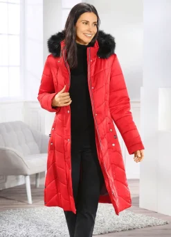 Mantel mit abnehmbarer Kapuze