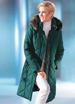 Mantel mit figurfreundlichem Stepp