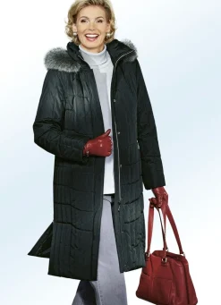 Mantel mit Reißverschluss unter der Druckerleiste