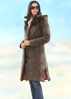 Mantel mit Reißverschluss-Seitenschlitzen