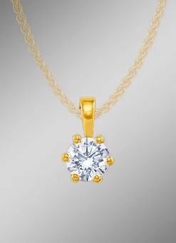 Massiver Brillant-Anhänger