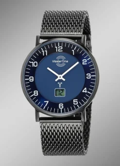 Master Time Funk-Herrenuhr mit Edelstahlband