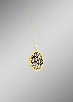 Medaillon mit Leopardenmuster