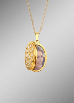 Medaillon zum Öffnen in Bicolor