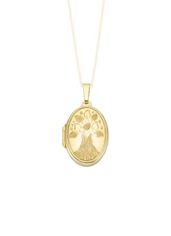 Medaillon zum Öffnen mit Lebensbaum-Motiv