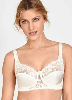 Miss Mary Bügel-BH mit floraler Tüllstickereispitze im Vorderteil