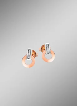 Moderne Ohrstecker mit 8 Brillanten