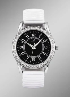 Moderne Quartz-Damenuhr mit Zugband