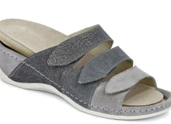 Mubb, bequeme Damen-Pantoletten, Weite H, mit herausnehmbarem Fußbett