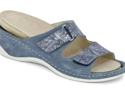 Mubb, bequeme Damen-Pantoletten, Weite H, mit herausnehmbarem Fußbett