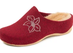 Mubb, gefütterte Damen-Hausschuhe, Weite H, mit Lammfell