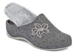 Mubb, gefütterte Damen-Hausschuhe, Weite H, mit Lammfell
