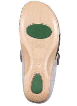 Mubb, klassische Damen-Hausschuhe, Weite H, mit herausnehmbarem Fußbett