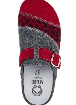 Mubb, klassische Damen-Hausschuhe, Weite H, mit herausnehmbarem Fußbett