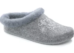 Mubb, warme Damen-Hausschuhe, Weite H, mit Lammfell