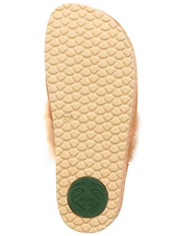 Mubb, warme Damen-Hausschuhe, Weite H, mit Lammfell