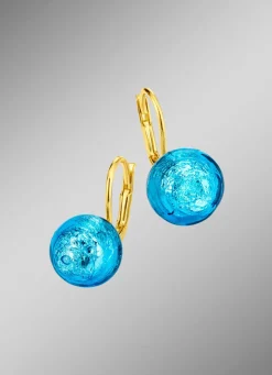 Muranoglas Ohrringe aus Silber