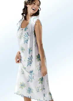 Nachthemd, Kurzarm mit Rundhals