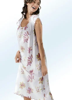 Nachthemd, Kurzarm mit Rundhals