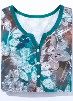 Nachthemd mit Modal und 3/4-langen Ärmeln