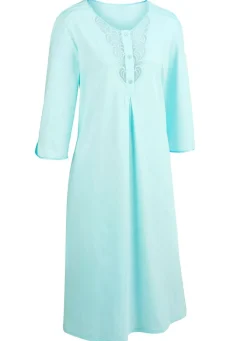 Nachthemd, wadenlang mit Tüllstickereispitze