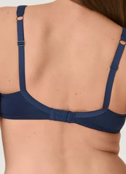 Naturana BH mit Satinblende am Dekolleté