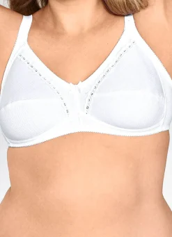 Naturana Zweierpack BH mit dekorativem Spitzenband in den Cups