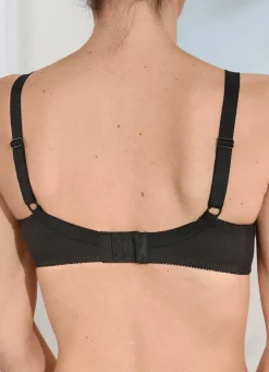 Naturana Zweierpack BH mit dekorativem Spitzenband in den Cups