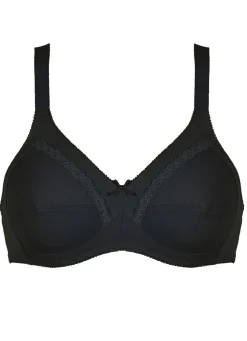 Naturana Zweierpack BH mit dekorativem Spitzenband in den Cups