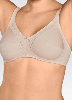 Naturana Zweierpack BH mit dekorativem Spitzenband in den Cups