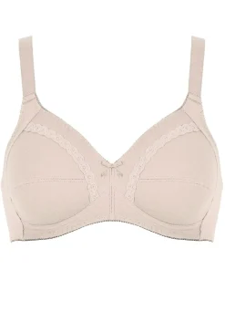 Naturana Zweierpack BH mit dekorativem Spitzenband in den Cups