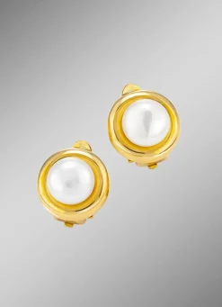 Ohrclips mit Süßwasser-Zuchtperlen