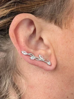 Ohrhaken mit synth. Zirkonia