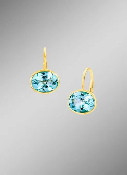 Ohrringe mit Blautopas