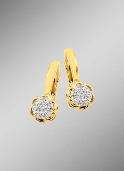 Ohrringe mit Diamanten